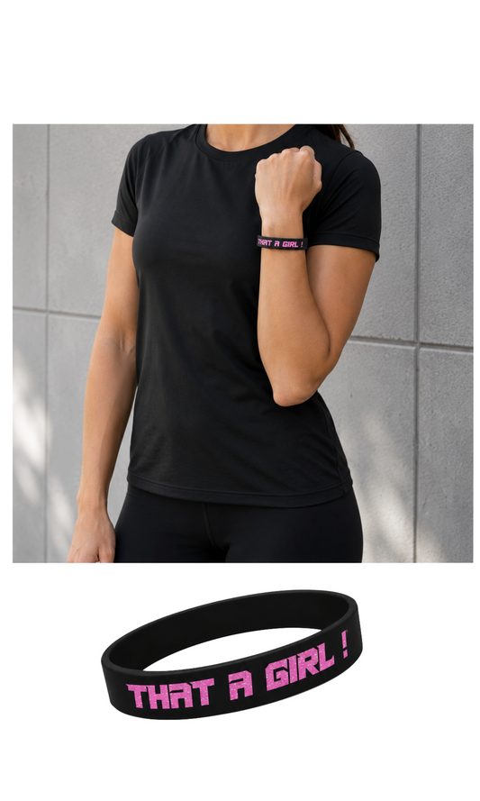 Wristband (black/pink)